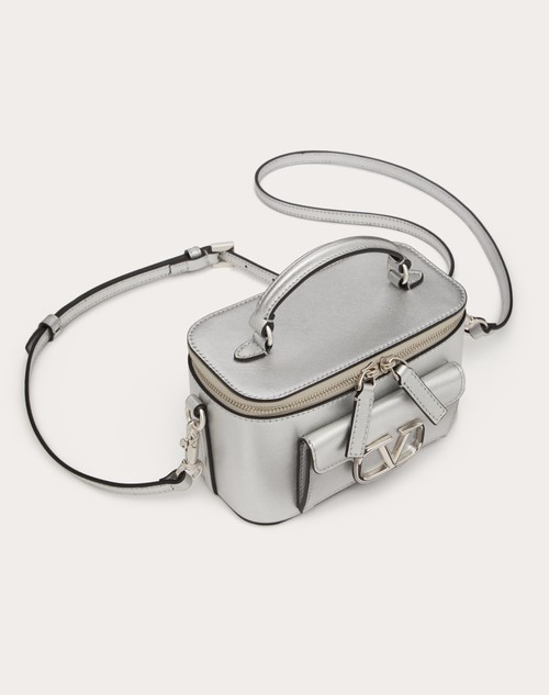 Red Valentino MINI BORSA A MANO LOCÒ IN VITELLO METALLIZZATO Sconto