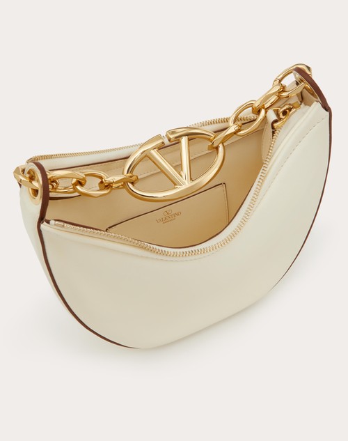 Red Valentino MINI HOBO VLOGO MOON BAG IN NAPPA CON CATENA Offerte