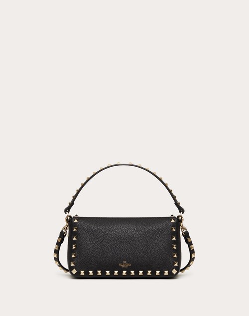 Red Valentino BORSA PICCOLA A TRACOLLA ROCKSTUD IN VITELLO GRANATO Vendita Economica