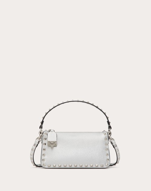 Red Valentino BORSA PICCOLA A TRACOLLA ROCKSTUD IN VITELLO GRANATO METALLIZZATO I Più Venduti