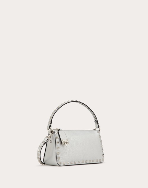 Red Valentino BORSA PICCOLA A TRACOLLA ROCKSTUD IN VITELLO GRANATO METALLIZZATO I Più Venduti