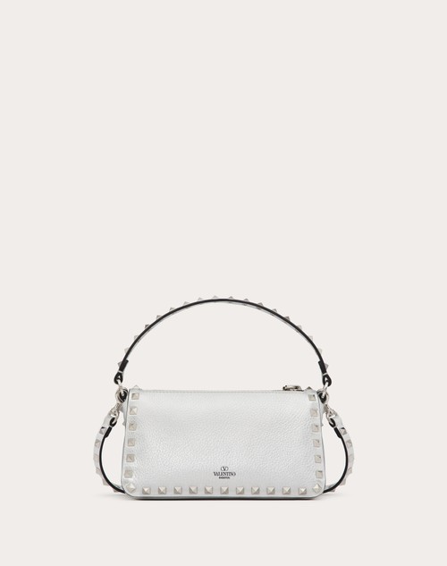 Red Valentino BORSA PICCOLA A TRACOLLA ROCKSTUD IN VITELLO GRANATO METALLIZZATO I Più Venduti