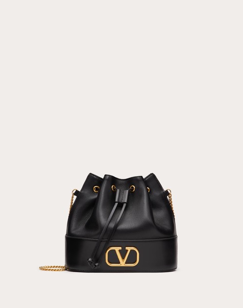 Red Valentino MINI SECCHIELLO CON CATENA VLOGO SIGNATURE IN NAPPA Moda
