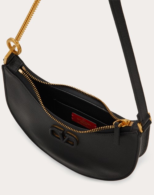 Red Valentino MINI HOBO VLOGO SIGNATURE IN VITELLO GRANATO Vendita