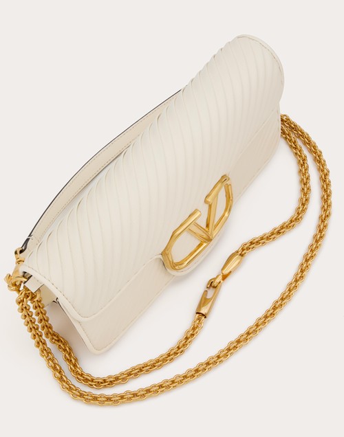 Red Valentino BORSA A SPALLA VALENTINO GARAVANI LOCÒ IN NAPPA PLISSETTATA Offerta