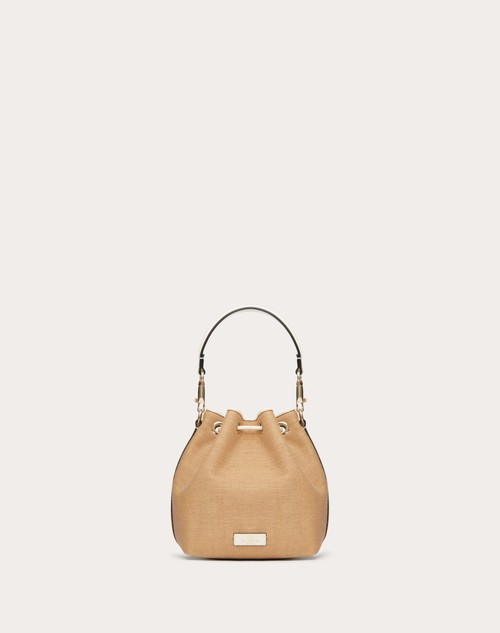 Red Valentino BORSA A SECCHIELLO LOCÒ IN RAFIA Saldi