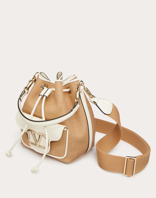 Red Valentino BORSA A SECCHIELLO LOCÒ IN RAFIA Saldi
