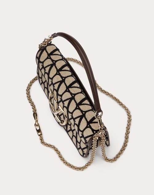 Red Valentino BORSA A SPALLA VALENTINO GARAVANI LOCÒ TOILE ICONOGRAPHE Vendita Calda