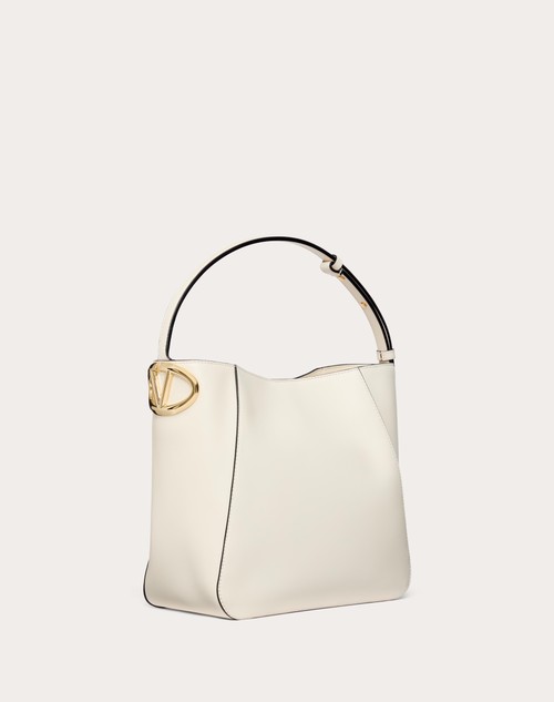 Red Valentino BORSA A SECCHIELLO VLOGO SIDE IN VITELLO NAPPATO Spedizione Gratuita