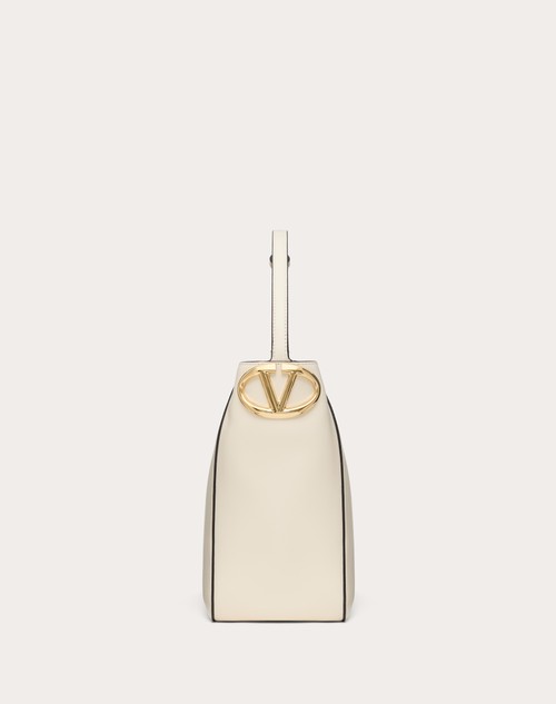 Red Valentino BORSA A SECCHIELLO VLOGO SIDE IN VITELLO NAPPATO Spedizione Gratuita
