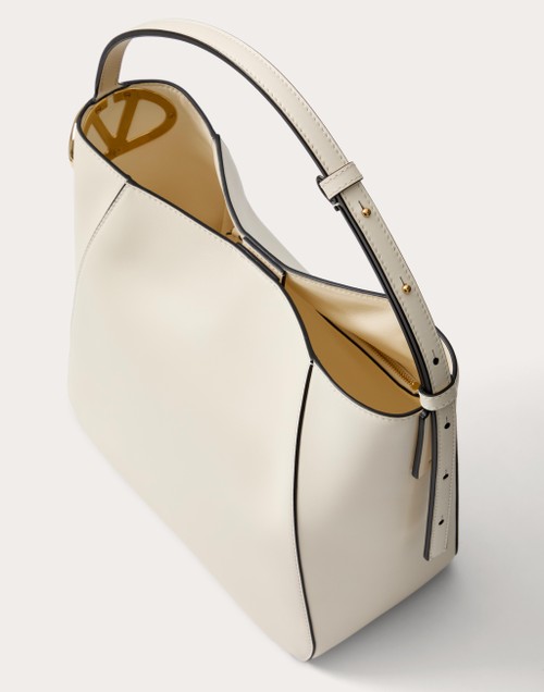 Red Valentino BORSA A SECCHIELLO VLOGO SIDE IN VITELLO NAPPATO Spedizione Gratuita