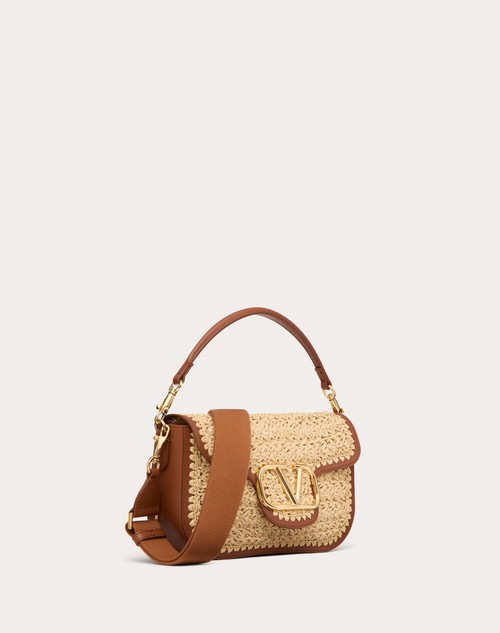 Red Valentino BORSA A SPALLA VALENTINO GARAVANI ALLTIME IN RAFIA Fino al 55% di sconto