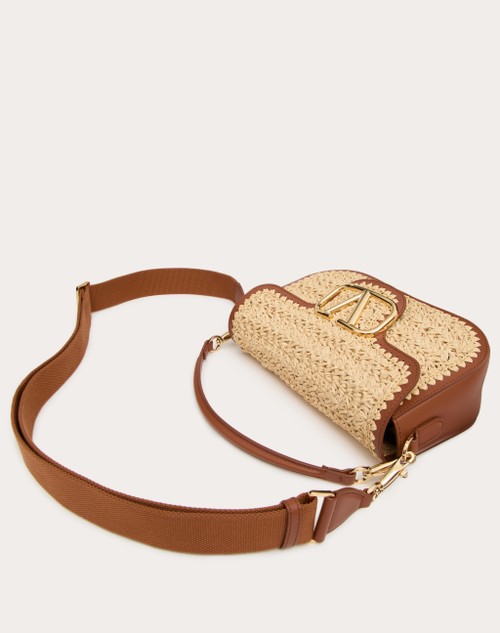 Red Valentino BORSA A SPALLA VALENTINO GARAVANI ALLTIME IN RAFIA Fino al 55% di sconto