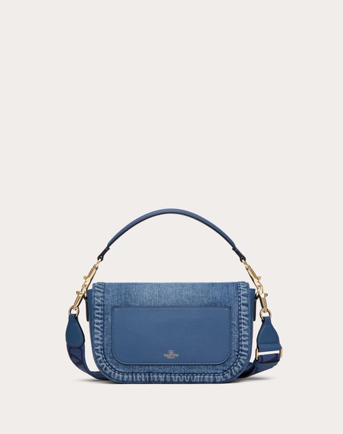 Red Valentino BORSA A SPALLA VALENTINO GARAVANI ALLTIME IN DENIM Super sconto