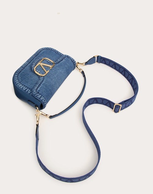 Red Valentino BORSA A SPALLA VALENTINO GARAVANI ALLTIME IN DENIM Super sconto