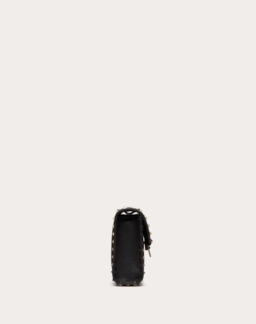 Red Valentino BORSA PICCOLA A TRACOLLA ROCKSTUD IN VITELLO GRANATO Sconti questo mese