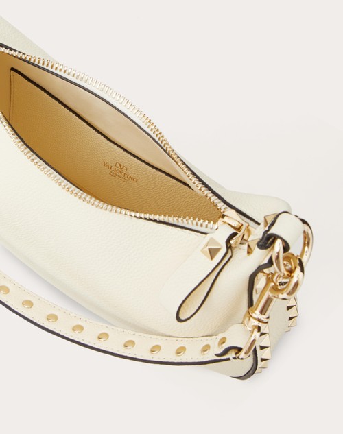 Red Valentino HOBO PICCOLA VALENTINO GARAVANI ROCKSTUD IN VITELLO GRANATO Vendita