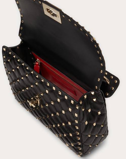 Red Valentino BORSA MEDIA ROCKSTUD SPIKE IN NAPPA Prezzo Ridotto