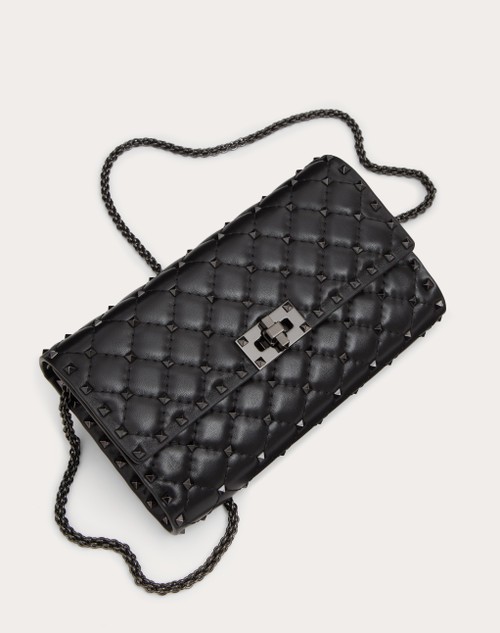Red Valentino BORSA A TRACOLLA ROCKSTUD SPIKE IN NAPPA Offerta