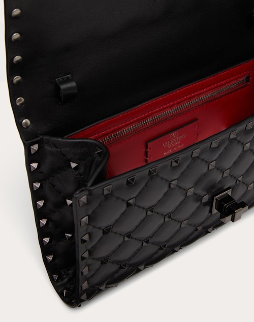Red Valentino BORSA A TRACOLLA ROCKSTUD SPIKE IN NAPPA Offerta