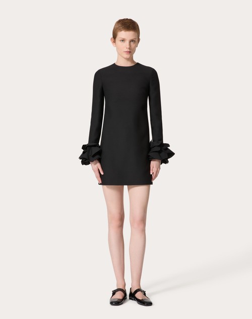 Red Valentino ABITO CORTO IN CREPE COUTURE RICAMATO Nuova