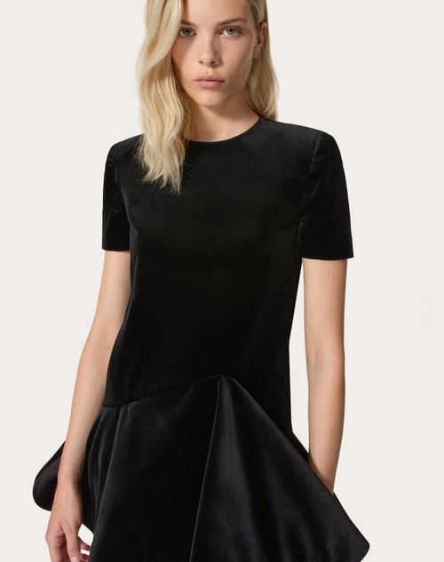 Red Valentino ABITO CORTO IN VELLUTO Moda