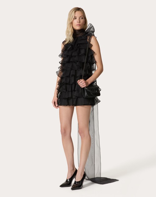 Red Valentino ABITO CORTO IN ORGANZA Spedizione gratuita