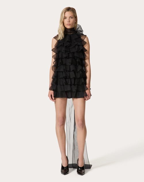 Red Valentino ABITO CORTO IN ORGANZA Spedizione gratuita