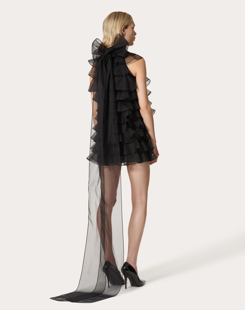 Red Valentino ABITO CORTO IN ORGANZA Spedizione gratuita