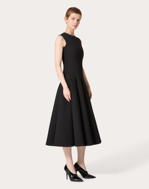 Red Valentino ABITO MIDI IN LUXURY CREPE Sconto di tempo limitato