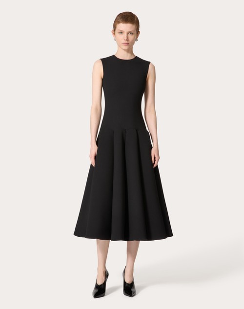 Red Valentino ABITO MIDI IN LUXURY CREPE Sconto di tempo limitato