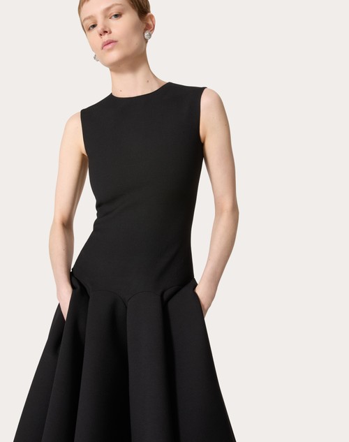 Red Valentino ABITO MIDI IN LUXURY CREPE Sconto di tempo limitato