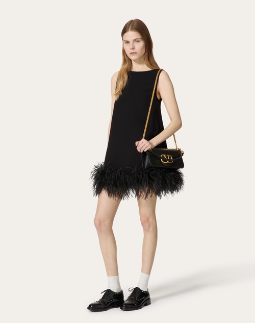 Red Valentino ABITO CORTO IN STRUCTURED COUTURE Offerta natalizia