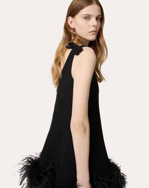 Red Valentino ABITO CORTO IN STRUCTURED COUTURE Offerta natalizia
