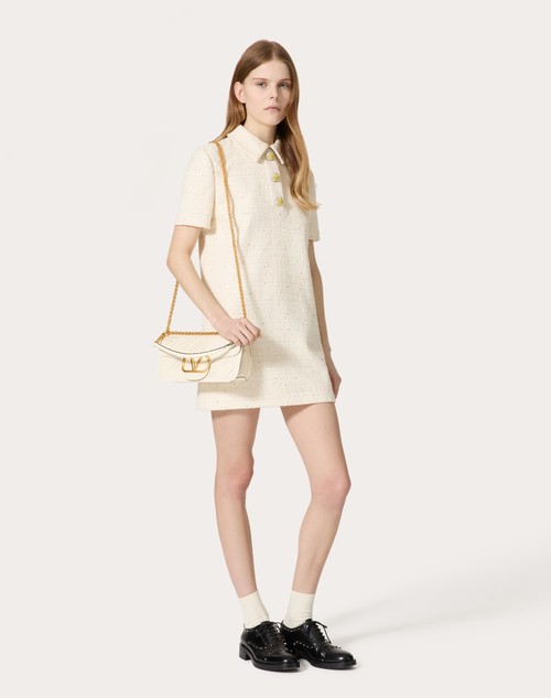 Red Valentino ABITO CORTO IN DELICATE TWEED Offerta migliore