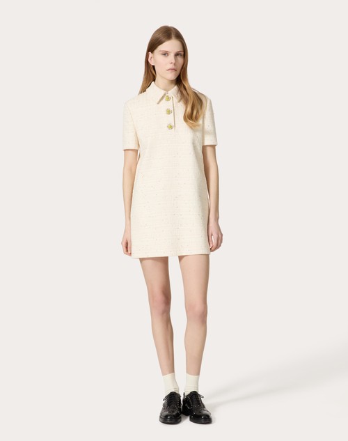 Red Valentino ABITO CORTO IN DELICATE TWEED Offerta migliore