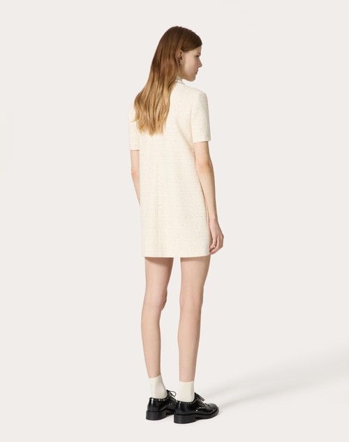 Red Valentino ABITO CORTO IN DELICATE TWEED Offerta migliore