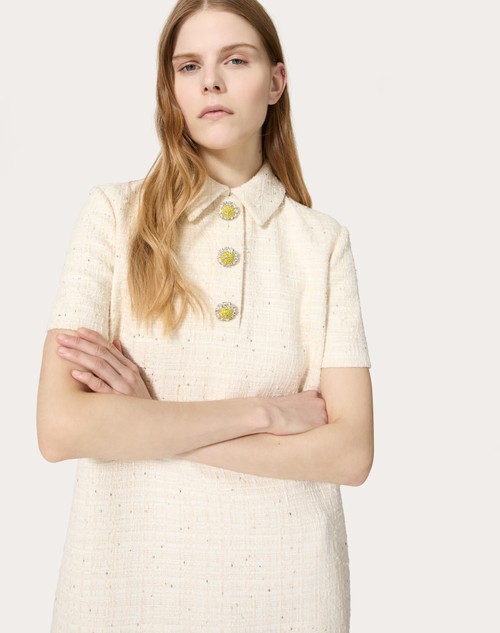 Red Valentino ABITO CORTO IN DELICATE TWEED Offerta migliore