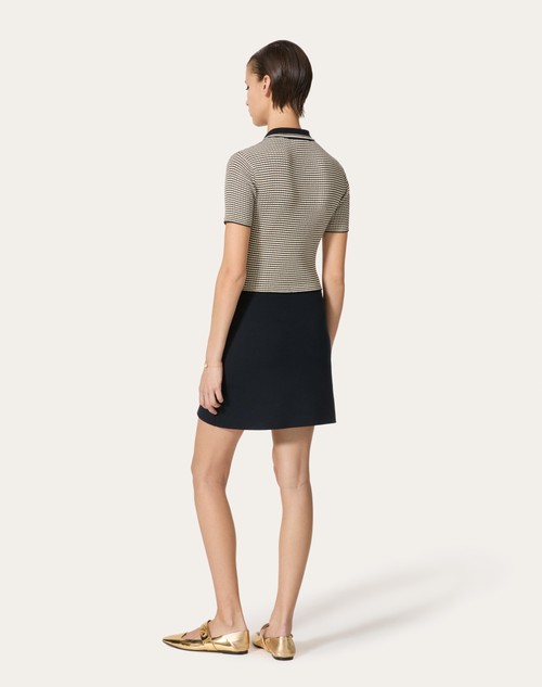 Red Valentino ABITO IN COTONE E LUREX Offerta settimanale