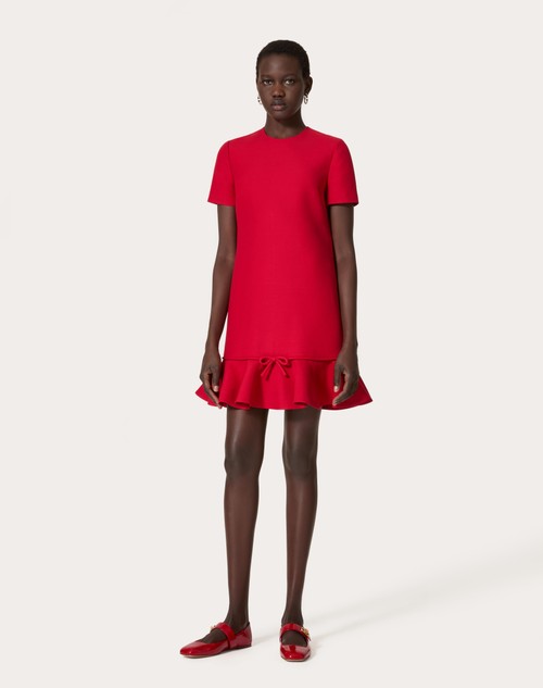 Red Valentino ABITO CORTO IN CREPE COUTURE Ultimi tre giorni