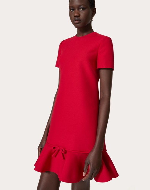 Red Valentino ABITO CORTO IN CREPE COUTURE Latest stili