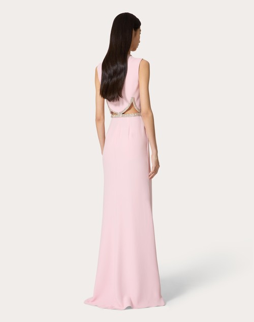 Red Valentino ABITO DA SERA IN CADY COUTURE RICAMATO Fino al 65% di sconto