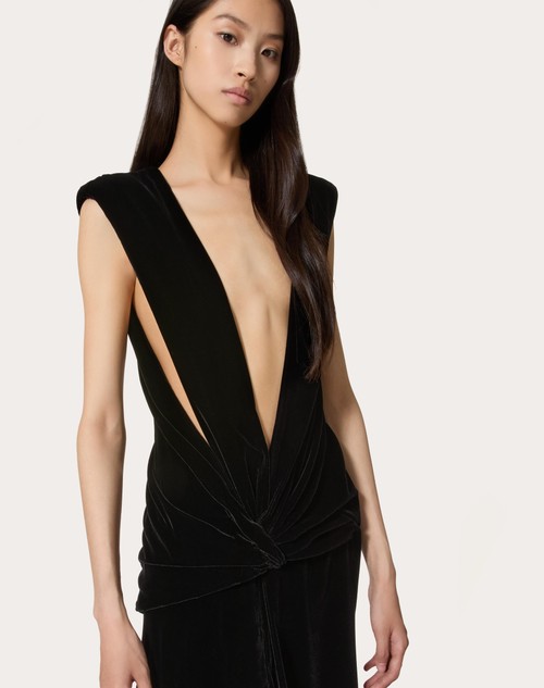 Red Valentino GOWN IN VELLUTO Duty-free