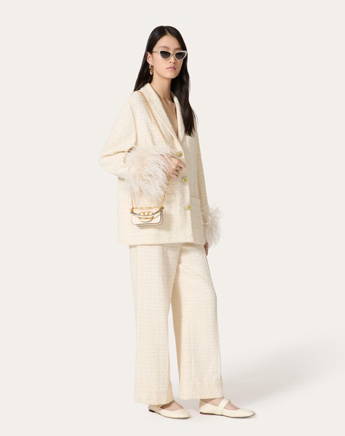 Red Valentino GIACCA IN DELICATE TWEED Novità