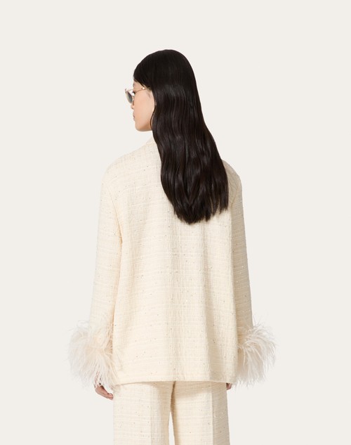 Red Valentino GIACCA IN DELICATE TWEED Novità