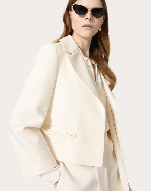 Red Valentino GIACCA IN CREPE COUTURE Presa