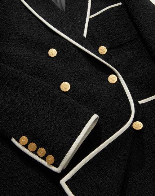 Red Valentino BLAZER IN LIGHT WOOL TWEED Outlet