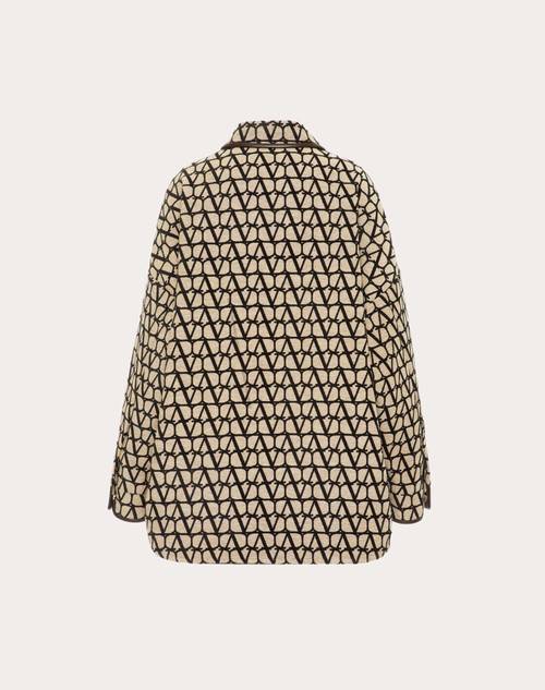 Red Valentino OVERSHIRT IN TOILE ICONOGRAPHE LIGHT Saldi