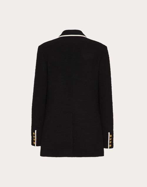 Red Valentino BLAZER IN LIGHT WOOL TWEED Vendita Calda