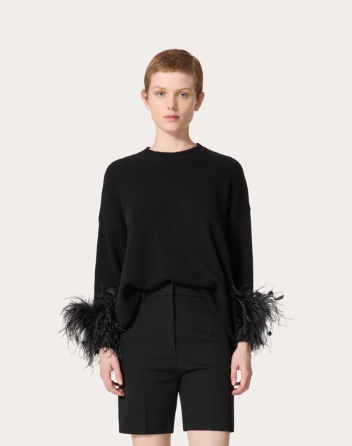 Red Valentino MAGLIA IN LANA CON PIUME Vendite Flash